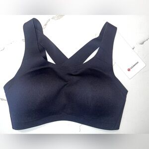 Black 32C Lululemon Elite Bra
